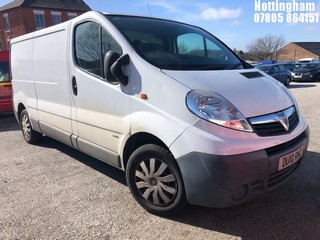 Location: Nottingham - 2010 VAUXHALL VIVARO 2900 CDTI LWB Panel Van REG: DU10RNZ, Keys: No, MOT Expiry date: 02/02/2026, 1995 Diesel, 6 Speed Manual Diesel, Former Keepers: 4