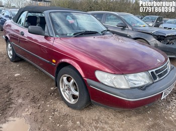 Location: Peterborough - 1996 SAAB 900 S Convertible REG: N654PVL, Keys: No, MOT Expiry date: 24/06/2026, 1985 Petrol, 5 Speed Manual Petrol, Former Keepers: 12