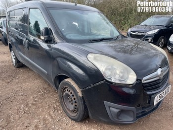 Location: Peterborough - 2012 VAUXHALL COMBO 2300 L2H1 CDTI SPOR Panel Van REG: LS12AXO, Keys: No, MOT Expiry date: 29/01/2026, 1248 Diesel, 5 Speed Manual Diesel, Former Keepers: 2