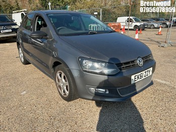 Location: Brentwood - 2011 VOLKSWAGEN POLO MODA 70 5 Door Hatchback REG: EK61ZZY, Keys: No, MOT Expiry date: 30/10/2025, 1198 Petrol, 5 Speed Manual Petrol, Former Keepers: 4