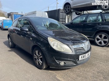 Location: Stapleford - 2010 VAUXHALL CORSA ENERGY 3 Door Hatchback REG: KW10JWD, Keys: Yes, MOT Expiry date: 14/11/2025, 1229 Petrol, 5 Speed Manual Petrol, Former Keepers: 8