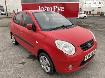 Location: South Wales - 2010 KIA PICANTO 2 5 Door Hatchback REG: CV60BXU, Keys: No, MOT Expiry date: 11-02-2025, 1086 Petrol, 5 Speed Manual Petrol, Former Keepers: 4