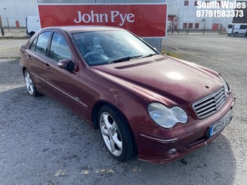 Location: South Wales - 2005 MERCEDES C180 KOMP. AVANTGARDE SE 4 Door Saloon REG: MD55EJG, Keys: No, MOT Expiry date: 30-03-2025, 1796 Petrol, 5 Speed Auto Petrol, Former Keepers: 8
