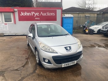 Location: Hull - 2011 PEUGEOT 207 ACTIVE 5 Door Hatchback REG: CK61FPO, Keys: No, MOT Expiry date: 08/12/2022, 1360 Petrol, 5 Speed Manual Petrol, Former Keepers: 2