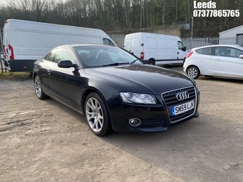 Location: Leeds - 2009 AUDI A5 SE TDI QUATTRO Coupe REG: SM59LJK, Keys: No, MOT Expiry date: 13-02-2026, 1968 Diesel, 6 Speed Manual Diesel, Former Keepers: 6