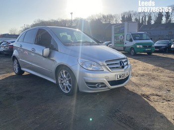 Location: Leeds - 2008 MERCEDES-BENZ B150 SPORT MPV REG: LM58LHA, Keys: No, MOT Expiry date: 07-06-2025, 1498 Petrol, 5 Speed Manual Petrol, Former Keepers: 6