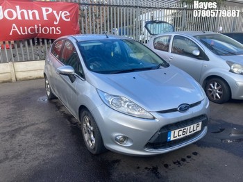 Location: Hayes - 2011 FORD FIESTA ZETEC 5 Door Hatchback REG: LC61LLP, Keys: No, MOT Expiry date: 16/11/2026, 1242 Petrol, 5 Speed Manual Petrol, Former Keepers: 3