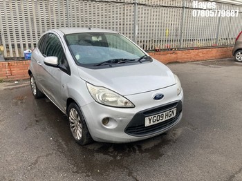 Location: Hayes - 2009 FORD KA ZETEC 3 Door Hatchback REG: YG09HGN, Keys: No, MOT Expiry date: 13/12/2025, 1242 Petrol, 5 Speed Manual Petrol, Former Keepers: 12