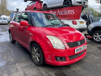 Location: Stapleford - 2008 SUZUKI SWIFT GLX 5DR 5 Door Hatchback REG: BV08ZZD, Keys: Yes, MOT Expiry date: 17/03/2026, 1490 Petrol, 5 Speed Manual Petrol, Former Keepers: 6