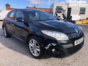 Location: Nottingham - 2011 RENAULT MEGANE I-MUSIC 5 Door Hatchback REG: BF61BVZ, 1598cc Petrol, 5 Speed Manual Petrol, Former Keepers: 1, Keys: Yes, MOT Expiry date: 05/11/2026