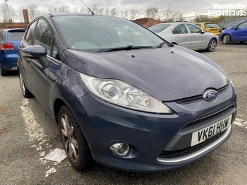 Location: Manchester - 2011 FORD FIESTA ZETEC 5 Door Hatchback REG: VK61HHW, 1242 Petrol, 5 Speed Manual Petrol, Former Keepers: 5, Keys: No, MOT Expiry date: 21/09/2025