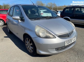 Location: Manchester - 2008 HONDA JAZZ SE 5 Door Hatchback REG: SD08YJZ, 1339 Petrol, 5 Speed Manual Petrol, Former Keepers: 8, Keys: No, MOT Expiry date: 29/08/2025