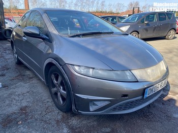 Location: Manchester - 2006 HONDA CIVIC SE I-VTEC 5 Door Hatchback REG: DK05RJK, 1799 Petrol, 6 Speed Manual Petrol, Former Keepers: 8, Keys: No, MOT Expiry date: 30/09/2026