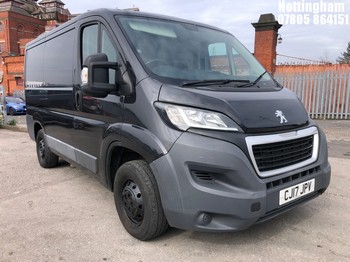 Location: Nottingham - 2017 PEUGEOT BOXER 333 PRO L1H1 BLUE H PANEL VAN REG: CJ17JPV, 1997cc DIESEL, 6 SPEED MANUAL DIESEL, Former Keepers: 2, Keys: Yes, MOT Expiry date: 09/12/2026