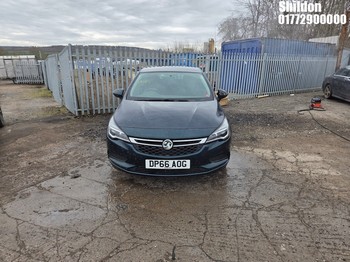 Location: Shildon - 2016 Vauxhall  Astra Design Turbo 5 Door Hatchback REG: DP66AOG, Keys: Yes, MOT Expiry date: 03/01/2027, 1399 CC Petrol, 6 Speed Manual Petrol, Former Keepers: 3