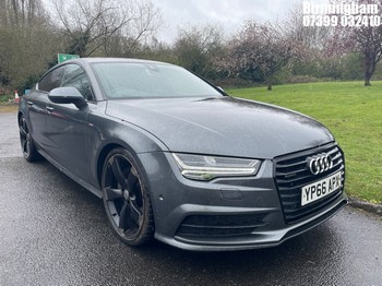 Location: Birmingham - 2016 AUDI A7 S LINE BLACK ED TDI QU 5 DOOR HATCHBACK REG: YP66APX, 2967CC DIESEL, 7 SPEED S-AUTO DIESEL, Former Keepers: 8, Keys: Yes, MOT Expiry date: 02/09/2026