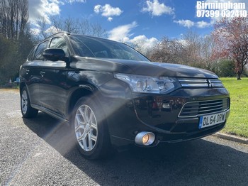Location: Birmingham - 2015 MITSUBISHI OUTLANDER GX 4H PHEV AUTO Estate REG: DL64ORW, 1998CC Hybrid Electric, Variable 1 Speed Auto Petrol/E, Former Keepers: 9, Keys: Yes, MOT Expiry date: 09/12/2025