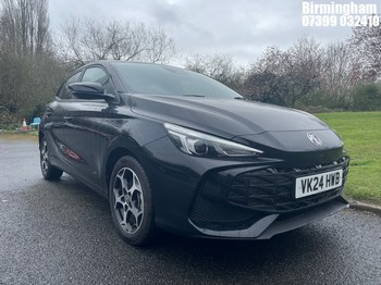 Location: Birmingham - 2024 MG 3 TROPHY HEV AUTO 5 Door Hatchback REG: VK24HWB, 1498cc Hybrid Electric, 3 Speed Auto Petrol/Electric, Former Keepers: 1, Keys: Yes, MOT Expiry date: 30/05/2027