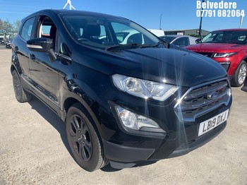 Location: Belvedere - 2019 FORD ECOSPORT ZETEC 5 DOOR HATCHBACK REG: LB19DXJ, 998cc PETROL, 6 SPEED MANUAL PETROL, Former Keepers: 1, Keys: Yes, MOT Expiry date: 30.05.2026