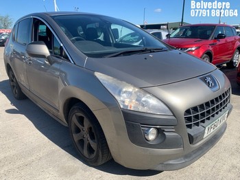 Location: Belvedere - 2010 PEUGEOT 3008 SPORT HDI S-A 5 DOOR HATCHBACK REG: YF60KVG, 1560cc DIESEL, 6 SPEED SEMI AUTO DIESEL, Former Keepers: 6, Keys: Yes, MOT Expiry date: 30.03.2026