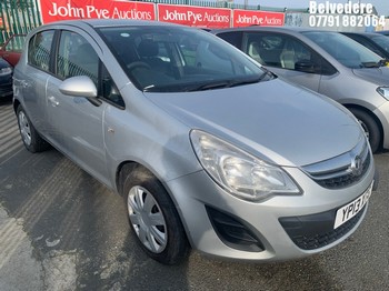 Location: Belvedere - 2013 VAUXHALL CORSA EXCLUSIV AC 5 DOOR HATCHBACK REG: YP13XTG, 1229cc PETROL, 5 SPEED MANUAL PETROL, Former Keepers: 6, Keys: No, MOT Expiry date: 20.02.2025