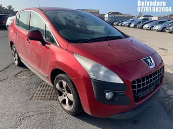 Location: BELVEDERE - 2011 PEUGEOT 3008 SPORT HDI 5 Door Hatchback REG: DU11PFG, 1560cc Diesel, 6 Speed Manual Diesel, Former Keepers: 6, Keys: No, MOT Expiry date: 04.06.2026