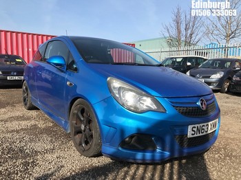 Location: Edinburgh - 2013 VAUXHALL CORSA VXR 3 Door Hatchback REG: SN63XMW, Keys: No, MOT Expiry date: 03/11/2025, 1598 Petrol, 6 Speed Manual Petrol, Former Keepers: 7