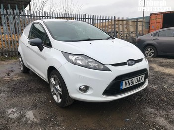 Location: Edinburgh - 2011 FORD FIESTA BASE TDCI Car Derived Van REG: VN61UAK, Keys: No, MOT Expiry date: 26/06/2024, 1399 Diesel, 5 Speed Manual Diesel, Former Keepers: 7