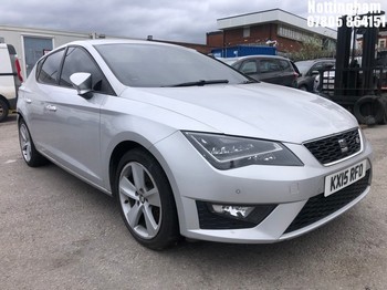 Location: Nottingham - 2015 SEAT LEON FR TECHNOLOGY TDI S- 5 Door Hatchback REG: KX15RFO, Keys: No, MOT Expiry date: 19/12/2025, 1968 Diesel, 7 Speed S-Auto Diesel, Former Keepers: 3