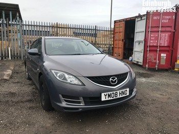 Location: Edinburgh - 2008 MAZDA 6 TS 5 Door Hatchback REG: YM08HNO, Keys: No, MOT Expiry date: 16/09/2025, 1998 Petrol, 6 Speed Manual Petrol, Former Keepers: 6