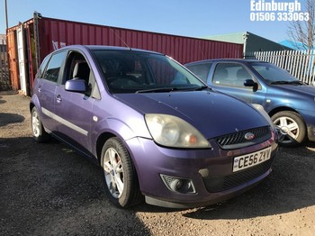 Location: Edinburgh - 2007 FORD FIESTA FREEDOM 5 Door Hatchback REG: CE56ZYV, Keys: No, MOT Expiry date: 10/03/2026, 1388 Petrol, 5 Speed Manual Petrol, Former Keepers: 8