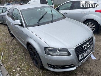 Location: Mitcham - 2010 AUDI A3 SE TECHNIK MPI 3 Door Hatchback REG: WV60EZJ, Keys: No, MOT Expiry date: 16/04/2026, 1595 Petrol, 5 Speed Manual Petrol, Former Keepers: 9