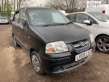 Location: Mitcham - 2008 HYUNDAI AMICA ATLANTIC 5 Door Hatchback REG: LR08LSO, Keys: No, MOT Expiry date: 18/12/2025, 1086 Petrol, 5 Speed Manual Petrol, Former Keepers: 7