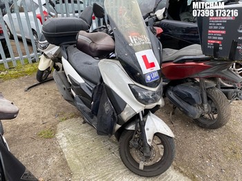 Location: Mitcham - 2017 YAMAHA GPD125-A NMAX 125 ABS Scooter REG: RJ17LAE, Keys: No, MOT Expiry date: 20/03/2026, 125 Petrol, AUTOMATIC, Former Keepers: 7