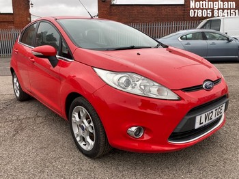Location: Nottingham - 2012 FORD FIESTA ZETEC AUTO 5 DOOR HATCHBACK REG: LV12TGE, 1388cc PETROL, 4 SPEED AUTO PETROL, Former Keepers: 3, Keys: Yes, MOT Expiry date: 06/01/2027