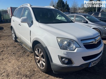 Location: Peterborough - 2013 VAUXHALL ANTARA SE NAV CDTI 4X4 AU 5 Door Hatchback REG: CA62GVK, Keys: No, MOT Expiry date: 07/09/2025, 2231 Diesel, 6 Speed Auto Diesel, Former Keepers: 8