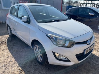 Location: Peterborough - 2013 HYUNDAI I20 ACTIVE 5 Door Hatchback REG: BL62FJN, Keys: No, MOT Expiry date: 21/02/2026, 1248 Petrol, 5 Speed Manual Petrol, Former Keepers: 2