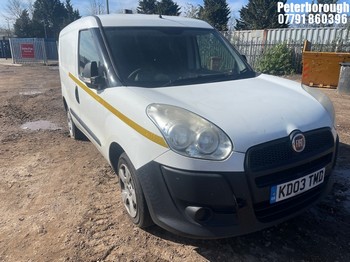 Location: Peterborough - 2014 FIAT DOBLO 16V MULTIJET Panel Van REG: KD03TMD, Keys: No, MOT Expiry date: 05/11/2025, 1248 Diesel, 5 Speed Manual Diesel, Former Keepers: 7