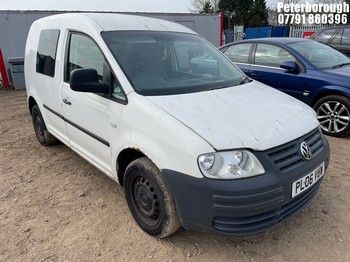 Location: Peterborough - 2006 VOLKSWAGEN CADDY C20 TDI 104 Car Derived Van REG: PL06VUW, Keys: No, MOT Expiry date: 23/05/2026, 1896 Diesel, 5 Speed Manual Diesel, Former Keepers: 13