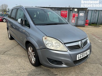 Location: Brentwood - 2009 VAUXHALL ZAFIRA CLUB MPV REG: LC59HLY, Keys: No, MOT Expiry date: 06.09.2025, 1796 Petrol, 5 Speed Manual Petrol, Former Keepers: 5
