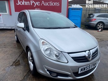Location: Hull - 2010 VAUXHALL CORSA SE 5 Door Hatchback REG: MW59FNH, Keys: No, MOT Expiry date: 07/11/2025, 1229 Petrol, 5 Speed Manual Petrol, Former Keepers: 8