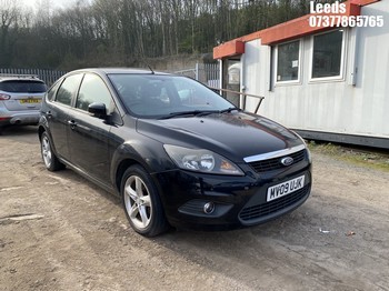 Location: Leeds - 2009 FORD FOCUS ZETEC 100 AUTO 5 Door Hatchback REG: MV09UJK, Keys: No, MOT Expiry date: 10-12-2025, 1596 Petrol, 4 Speed Auto Petrol, Former Keepers: 3