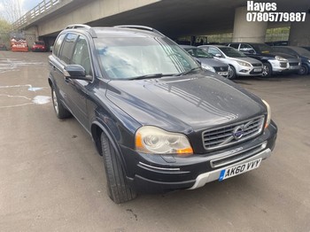 Location: HAYES / HEATHROW - 2010 VOLVO XC90 SE LUX AWD D5 AUTO ESTATE REG: AK60VVY, 2401 DIESEL, 6 Speed Auto Diesel, Former Keepers: 2, Keys: No, MOT: Expiry date24/10/2026