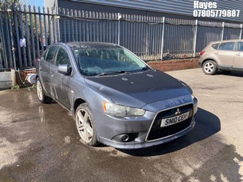 Location: Hayes - 2010 MITSUBISHI LANCER GS2 DI-D 5 Door Hatchback REG: SN10CEH, Keys: No, MOT Expiry date: 08/10/2026, 1968 Diesel, 6 Speed Manual Diesel, Former Keepers: 5