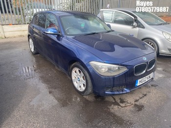 Location: Hayes - 2012 BMW 116D ES 5 Door Hatchback REG: HG12KWJ, Keys: No, MOT Expiry date: 22/01/2026, 1995 Diesel, 6 Speed Manual Diesel, Former Keepers: 7