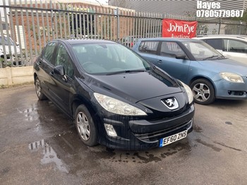 Location: Hayes - 2011 PEUGEOT 308 S AUTO 5 Door Hatchback REG: EF60ZNS, Keys: No, MOT Expiry date: 18/07/2026, 1598 Petrol, 4 Speed Auto Petrol, Former Keepers: 7