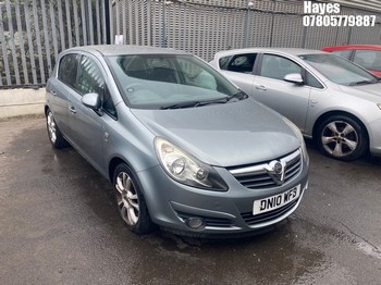 Location: Hayes - 2010 VAUXHALL CORSA SXI 5 Door Hatchback REG: DN10WFB, Keys: No, MOT Expiry date: 16/11/2025, 1229 Petrol, 5 Speed Manual Petrol, Former Keepers: 7