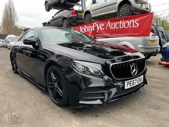 Location: Stapleford - 2017 MERCEDES-BENZ E 220 D AMG LINE PREMIUM Coupe REG: PE67EWA, Keys: Yes, MOT Expiry date: 06/04/2026, 1950 Diesel, 9 Speed Auto Diesel, Former Keepers: 2