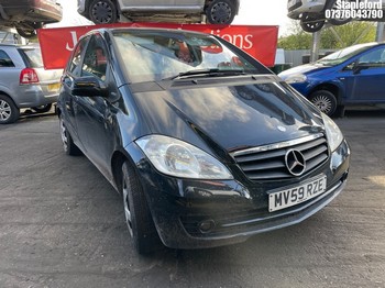 Location: Stapleford - 2009 MERCEDES-BENZ A160 BLUEEFF-Y CLASSIC SE 5 Door Hatchback REG: MV59RZE, Keys: No, MOT Expiry date: 04/12/2026, 1498 Petrol, 5 Speed Manual Petrol, Former Keepers: 2