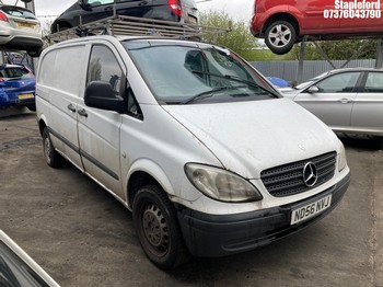 Location: Stapleford - 2006 MERCEDES VITO 109 CDI COMPACT Panel Van REG: ND56NVJ, Keys: Yes, MOT Expiry date: 04/10/2026, 2148 Diesel, 6 Speed Manual Diesel, Former Keepers: 5